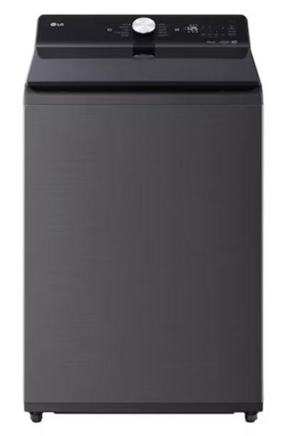 غساله ال جى علويه اسود بلاتيني 22 كيلو بالذكاء الاصطناعي موديل WTR22HHP